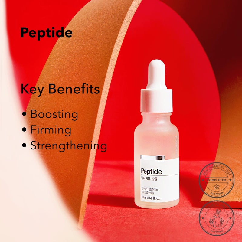The Potions Peptides Serum for Face â€“ Customizable Peptide Ampoule (Personalized Skincare), Peptidos, Collagen-Boosting (Minimalist Formula), Hydrating & Firming, 0.67 fl oz - Image 2